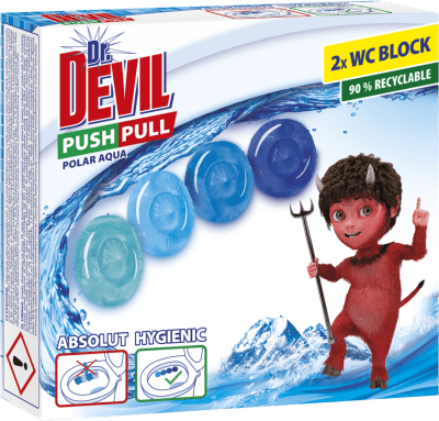Dr. Devil WC push pull gel 2x20g Polar Aqua