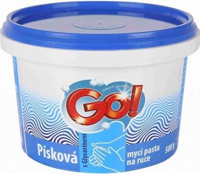 GO! mycí písková pasta 500g, na ruce
