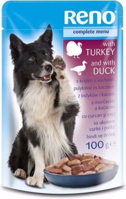 RENO Dog krůta a kachna, kapsa 100 g