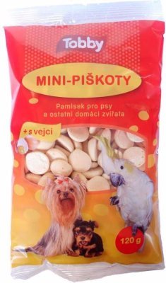 Piškoty krmné mini Tobby 120 g