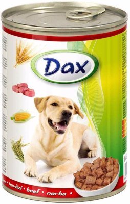 Dax Dog kousky hovězí, konzerva 415 g