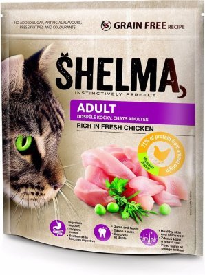 SHELMA Cat Adult Freshmeat Chicken GF 750 g