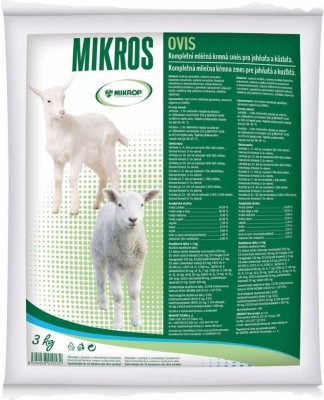 MIKROS OVIS sušené mléko, jehně, kůzle 3 kg