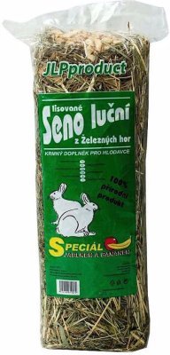 Seno luční s bylinkami, pampeliškou a jitrocelem JLP 15 l