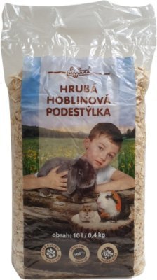 Hrubá hoblinová podestýlka Limara 10 l ( 0,4 kg )