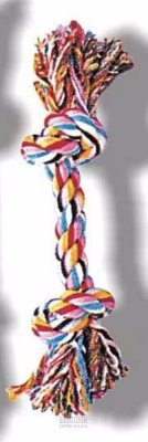 Lano bavlna 2 uzly 23 cm