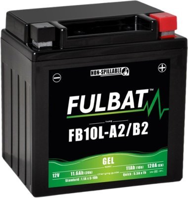 Gelová baterie FULBAT 550956 FB10L-A2/B2 GEL (YB10L-A2/B2 GEL) (700.550956)