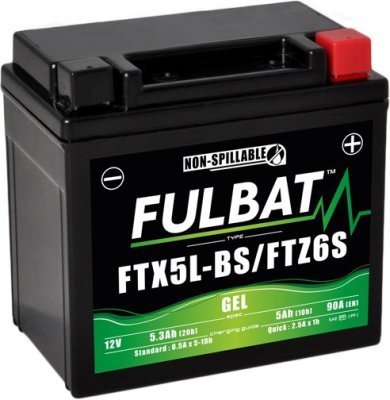 Gelová baterie FULBAT 550919 FTX5L-BS GEL (YTX5L-BS GEL) (700.550919)