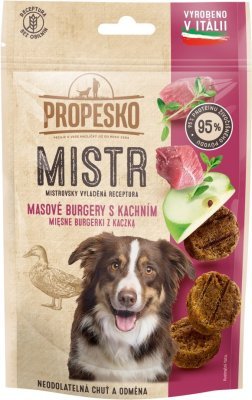 Propesko Dog Mistr burger kachní, jablko a tymián 60 g