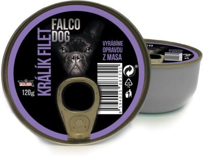 FALCO DOG králík filet, konzerva 120 g