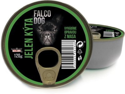 FALCO DOG jelení kýta, konzerva 120 g