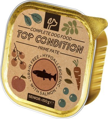 Top Condition Dog Senior Salmon paté 150 g