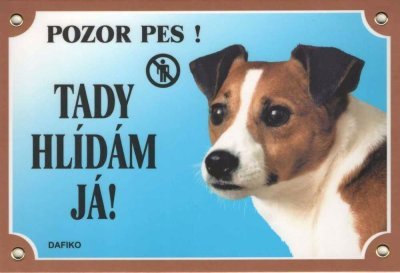 Cedulka Dafiko JACK RUSSEL TERIÉR