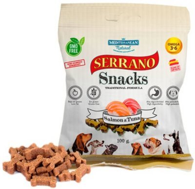 Serrano Snack Dog Salmon & Tuna 100 g
