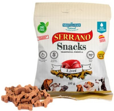 Serrano Snack Dog Liver 100 g