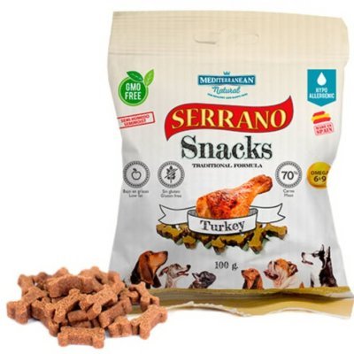 Serrano Snack Dog Turkey 100 g