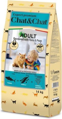 Chat & Chat Expert Adult Tuna & Peas 14 kg