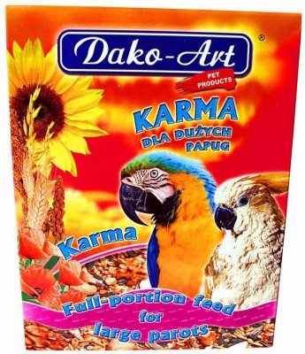Krmivo velký papoušek Dako 800 g
