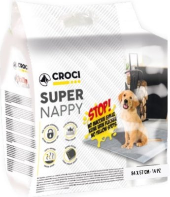 Návyková podložka Super Nappy Carbon 84 x 57 cm (14 ks)