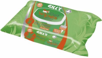 GILLS vlhčené ubrousky Aloe vera (40 ks)