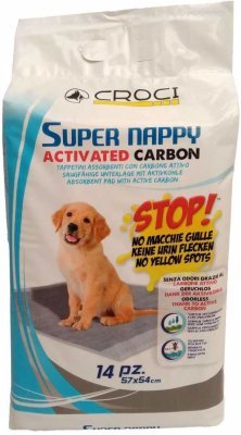 Návyková podložka Super Nappy Carbon 57 x 54 cm (14 ks)