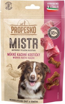 Propesko Dog Mistr měkké kachní kostičky GF 90 g