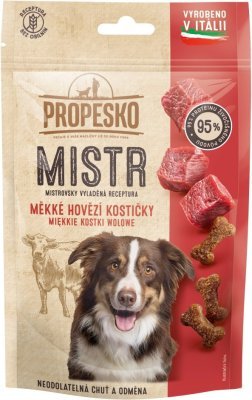 Propesko Dog Mistr měkké hovězí kostičky GF 90 g
