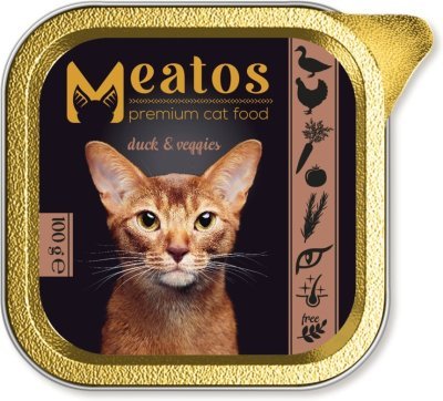 Meatos Cat Duck & Vegetable 100 g