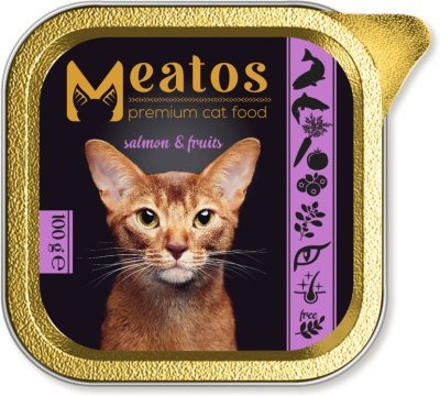Meatos Cat Salmon & Fruit 100 g