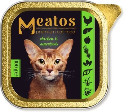 Meatos Cat Chicken & Superfood 100 g
