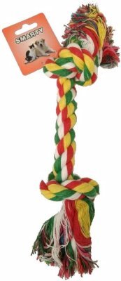 Lano bavlna 2 uzly 20 cm