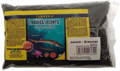 Tubifex krmivo pro jesetery 2 mm 0,5 kg