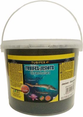 Tubifex krmivo pro jesetery 2 mm 2 kg