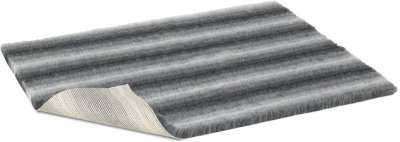 Vetbed protiskluz / Drybed šedá pruhy 150 x 100 cm, vlas 30 mm