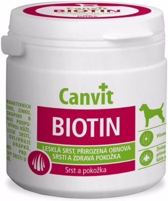 Canvit BIOTIN pes ochucený 100 g
