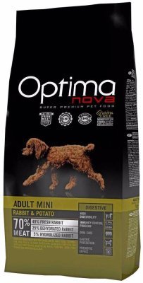 OPTIMAnova Dog Adult Mini Digestive Rabbit & Potato GF 2 kg