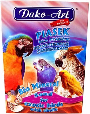 Minerální písek pták s mušlemi Dako 1 kg