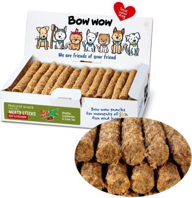 Tyčinky masové natural hovězí a kolagen GF (50 ks)
