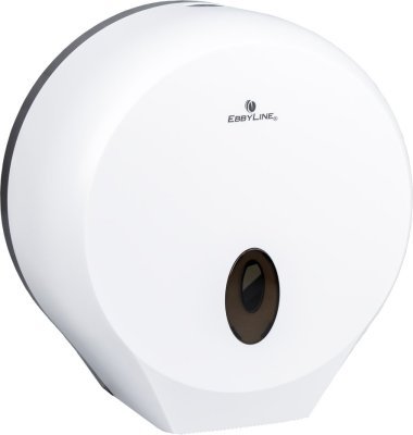 Zásobník na toaletní papír Jumbo 19-24cm, bílý, EbbyLine (EBL8002A)