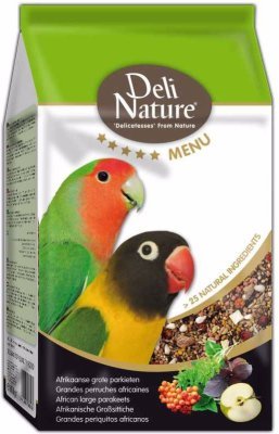 Deli Nature 5 Menu africký velký papoušek 800 g