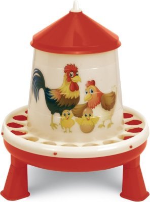 Krmítko pro drůbež s nožičkami (edice šťastné slepice) 4 kg