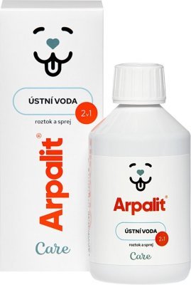 Arpalit Care Ústní voda, 2 v 1 (roztok a sprej) 250 ml