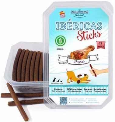 Ibéricas Sticks Dog Snack Turkey (75 ks)