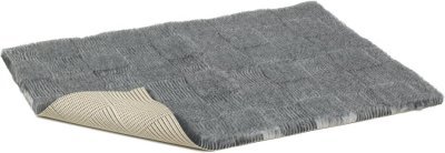 Vetbed protiskluz / Drybed šedá skládaný vzor 150 x 100 cm, vlas 30 mm