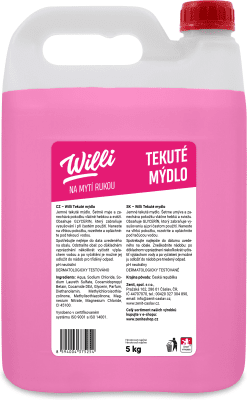 Willi tekuté mýdlo 5kg na ruce