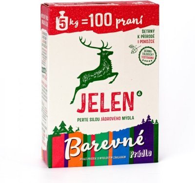 JELEN na barevné prádlo 5kg