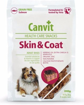 Canvit SNACKS Dog Skin & Coat 200 g