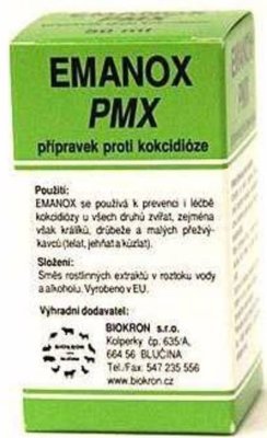 EMANOX PMX 50 ml !CZ! přírodní doplněk k lepšímu zvládnutí parazitárních problémů