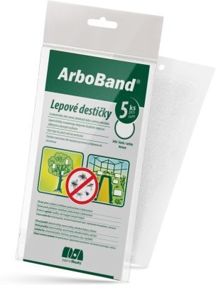 Lepové desky do květináčů, bílé (5 ks)