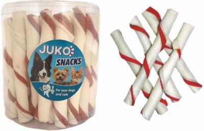 Trubička bílá Hovězí JUKO Snacks (35 ks)